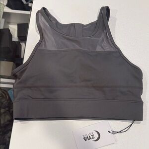 Ziya Gray Sports Bra. NWT.